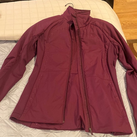 Lululemon burgundy jacket - Picture 1 of 8